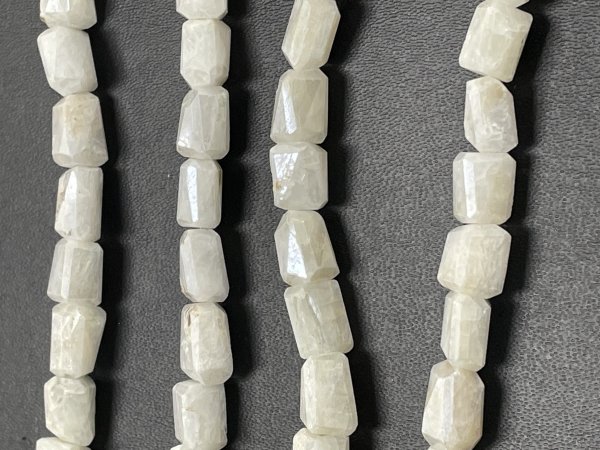 Silverite Nuggets Faceted