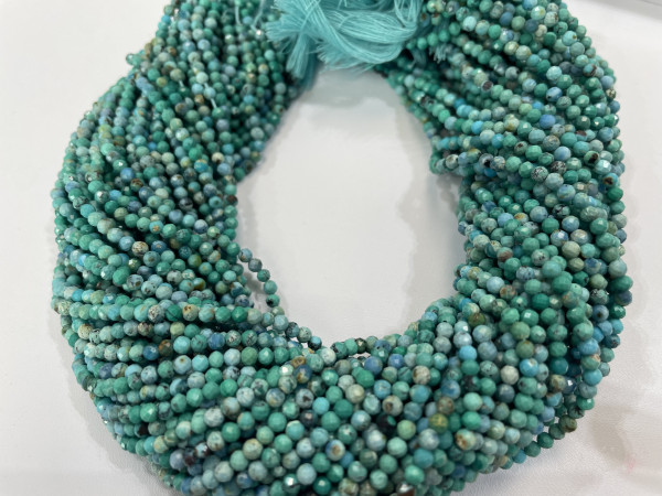 Turquoise  Round Faceted