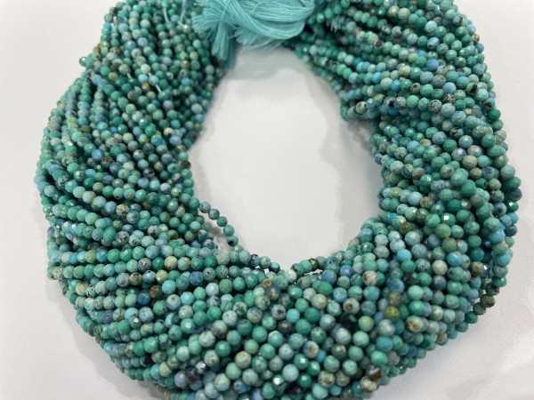 Turquoise  Round Faceted