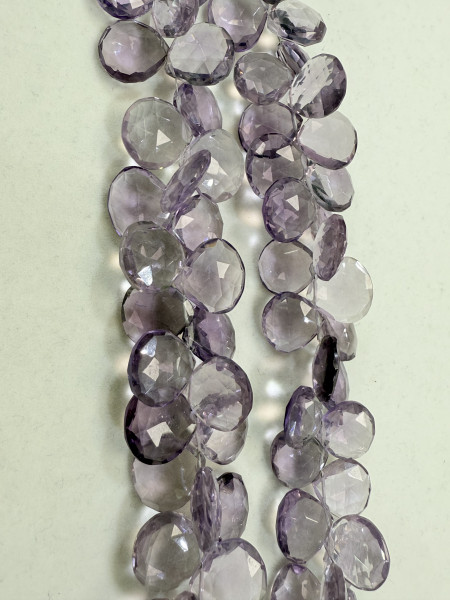 Amethyst Hydro Quartz Heart Faceted