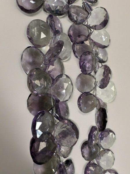 Amethyst Hydro Quartz Heart Faceted