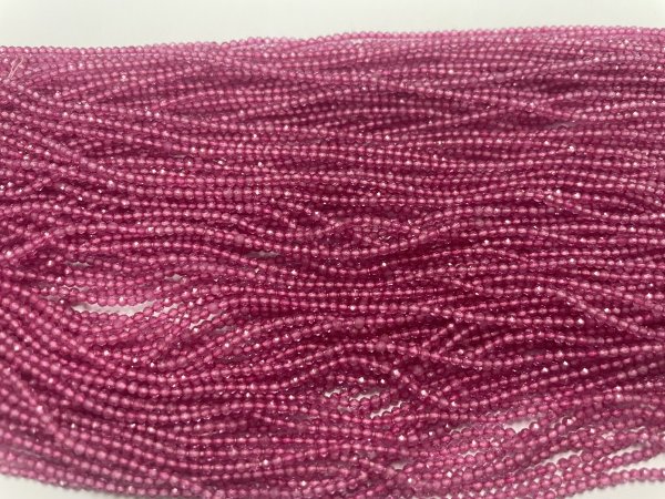 Pink Topaz Rondelle Faceted