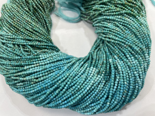 Shaded Turquoise Rondelle