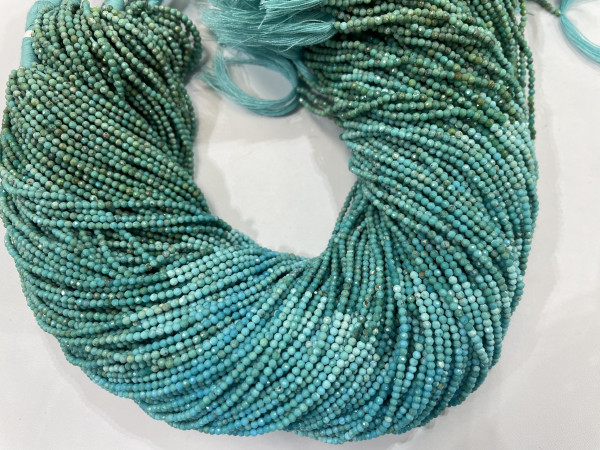 Shaded Turquoise Rondelle