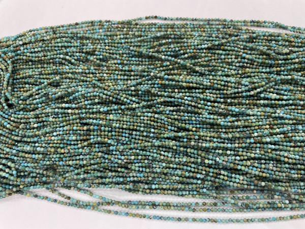 Shaded Turquoise Rondelle